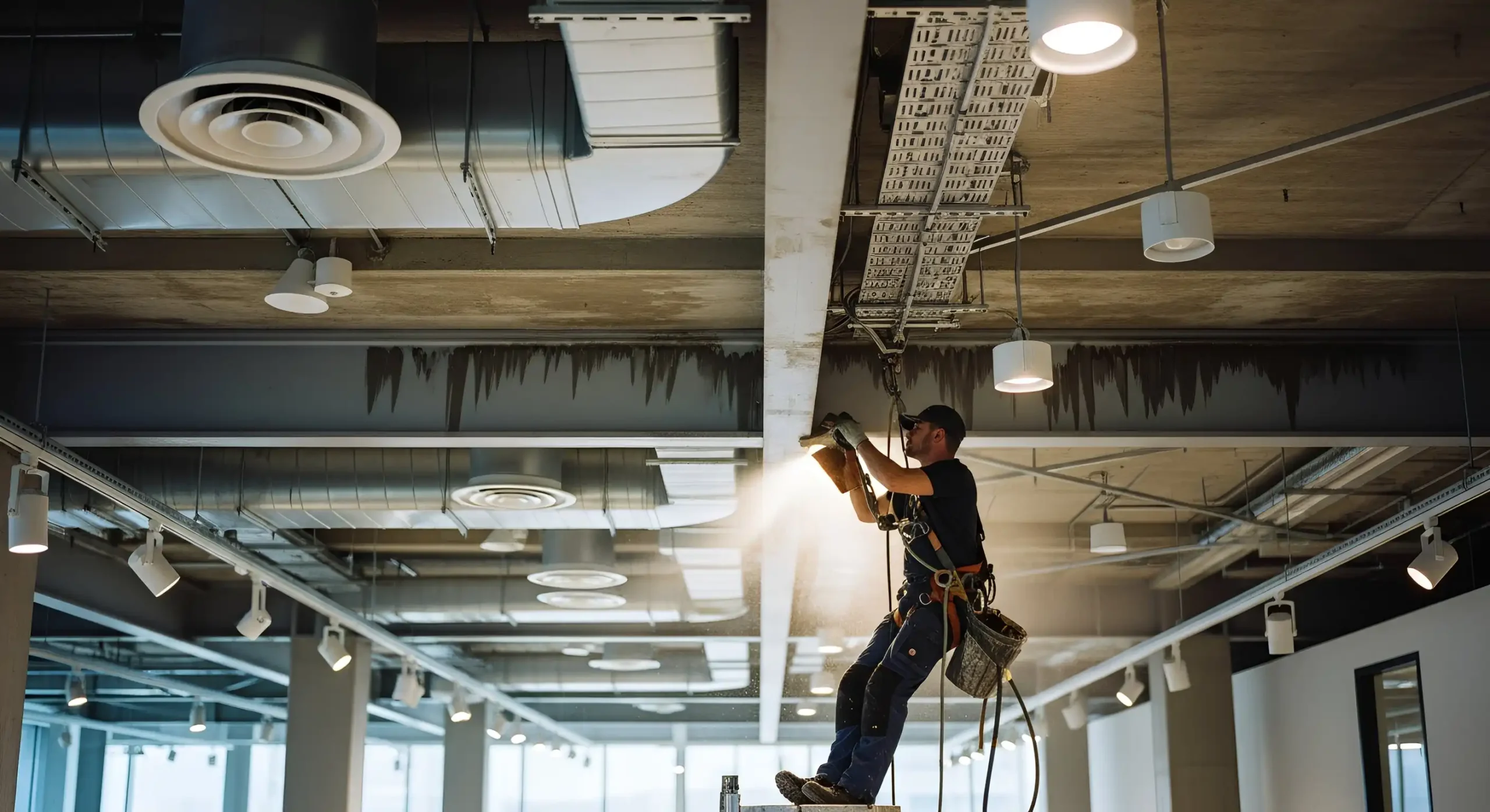 High Ceiling Cleaning